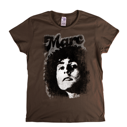 Marc Bolan Distressed Womens T-Shirt