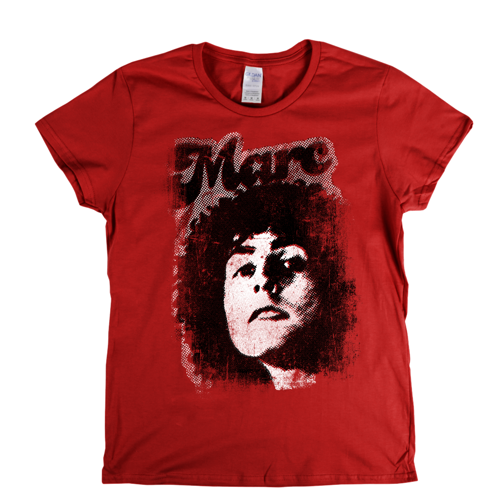 Marc Bolan Distressed Womens T-Shirt