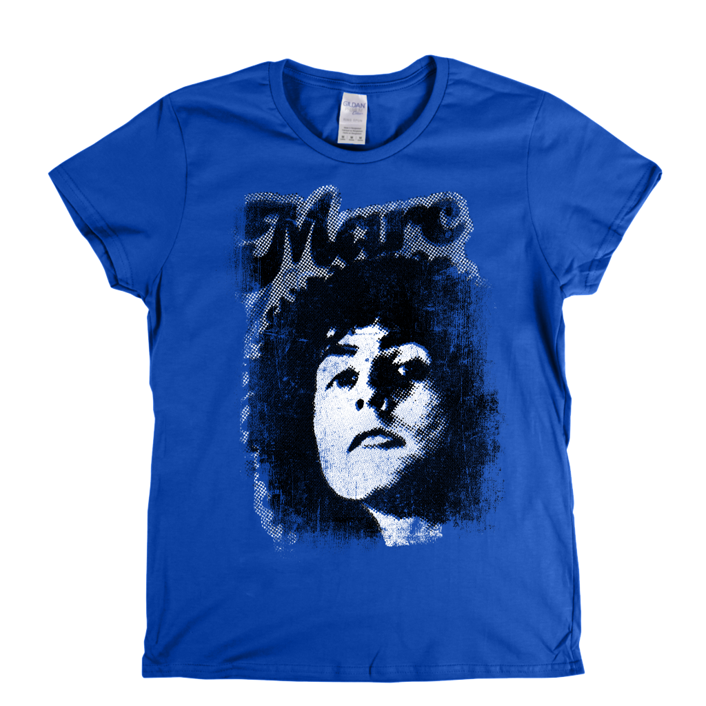 Marc Bolan Distressed Womens T-Shirt