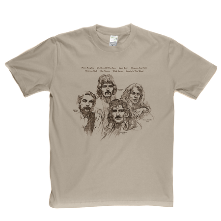 Black Sabbath Heaven And Hell Rear Sleeve T-Shirt