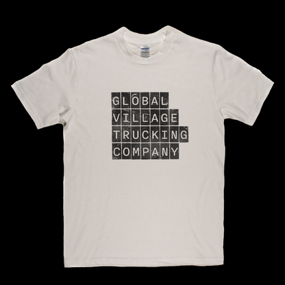 Global Village Trucking Company Block Text T-Shirt