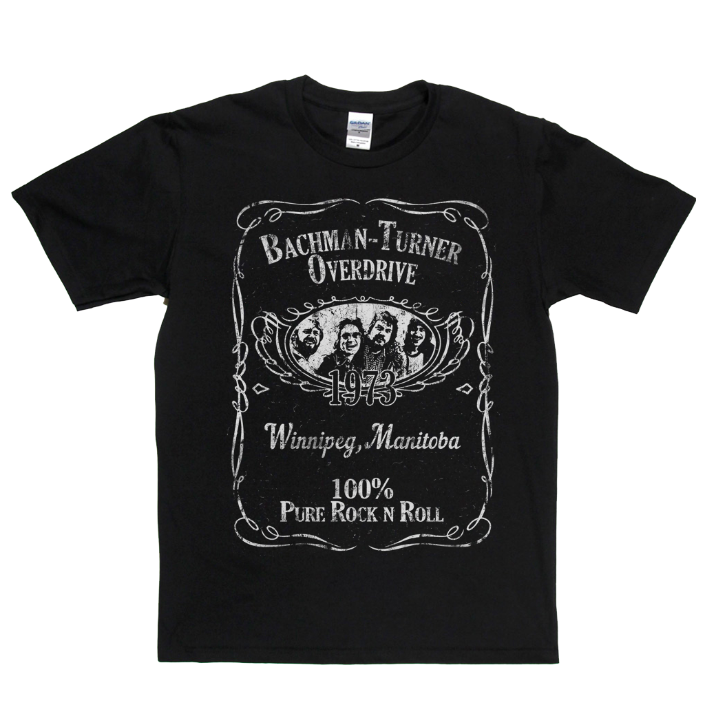 Bachman Turner Overdrive Liquor Label T-Shirt