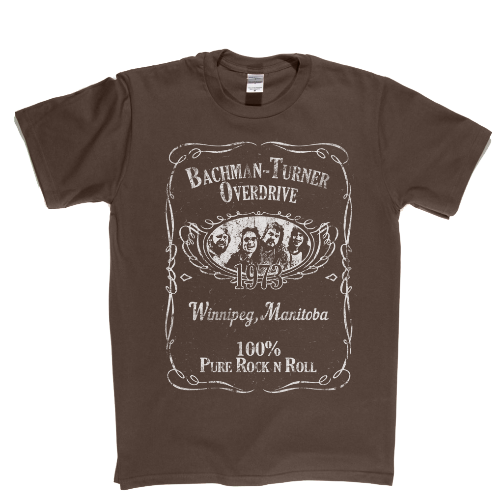 Bachman Turner Overdrive Liquor Label T-Shirt