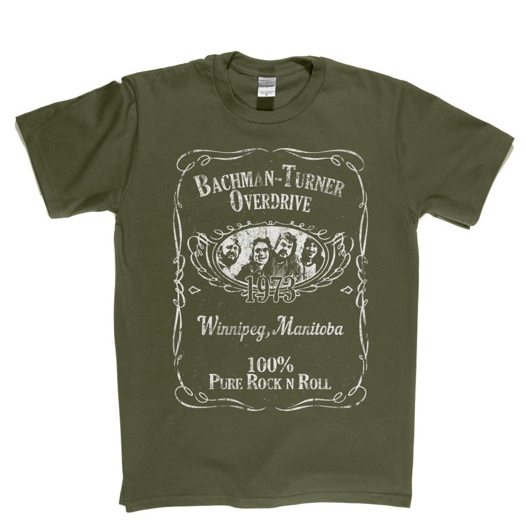 Bachman Turner Overdrive Liquor Label T-Shirt