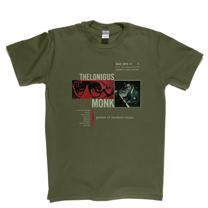 Thelonious Monk Genius Of Modern Music T-Shirt