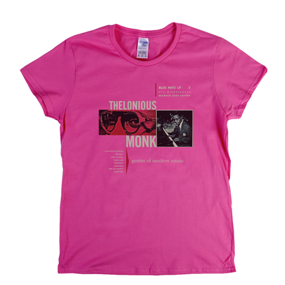 Thelonious Monk Genius Of Modern Music Womens T-Shirt