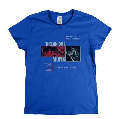 Thelonious Monk Genius Of Modern Music Womens T-Shirt