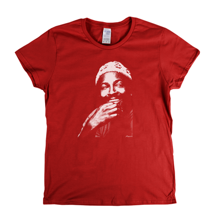 Marvin Gaye Portrait Womens T-Shirt