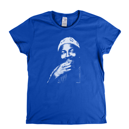 Marvin Gaye Portrait Womens T-Shirt
