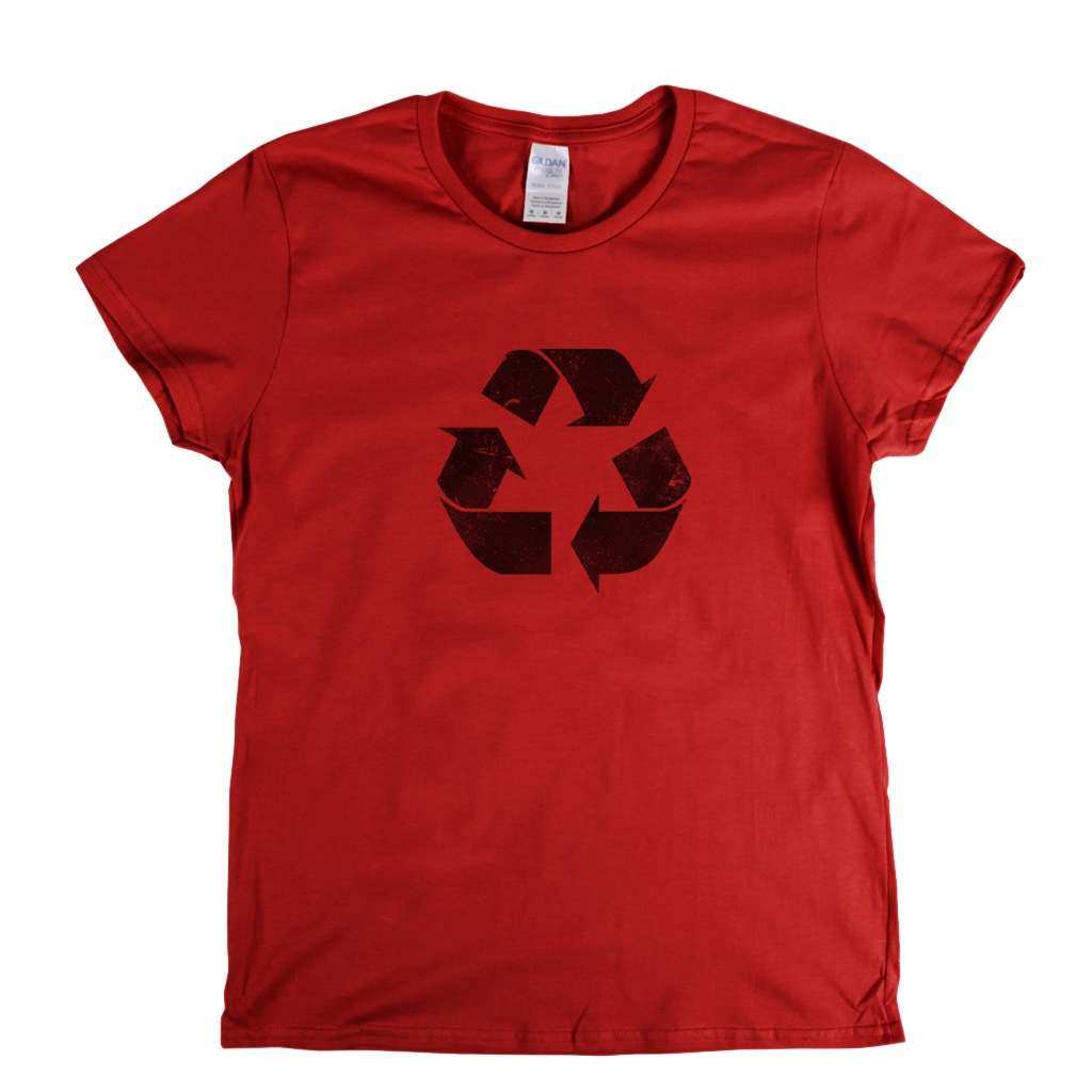 Recycle Symbol Womens T-Shirt