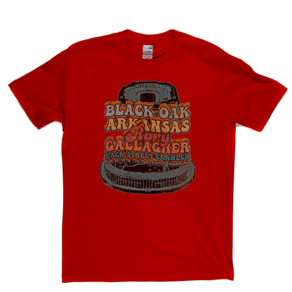 Black Oak Arkansas Rory Gallagher Back Street Crawler 1976 The Spectrum Philadelphia T-Shirt
