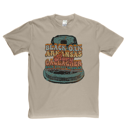 Black Oak Arkansas Rory Gallagher Back Street Crawler 1976 The Spectrum Philadelphia T-Shirt