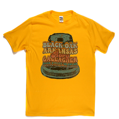 Black Oak Arkansas Rory Gallagher Back Street Crawler 1976 The Spectrum Philadelphia T-Shirt