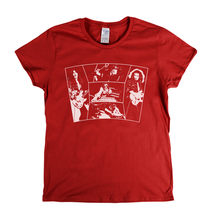Deep Purple In Action Womens T-Shirt