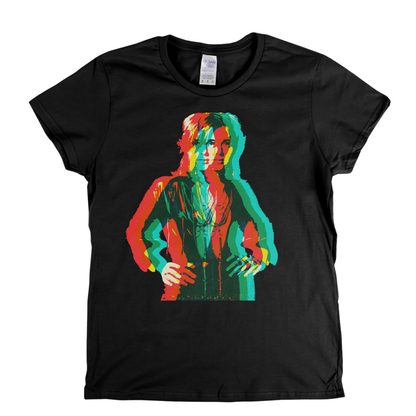 Suzi Quatro Echo Portrait Womens T-Shirt