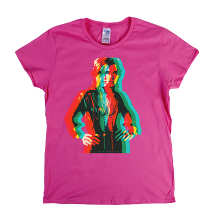 Suzi Quatro Echo Portrait Womens T-Shirt
