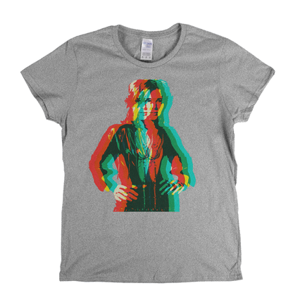 Suzi Quatro Echo Portrait Womens T-Shirt
