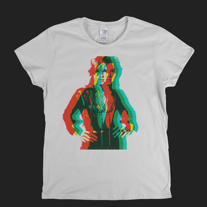 Suzi Quatro Echo Portrait Womens T-Shirt