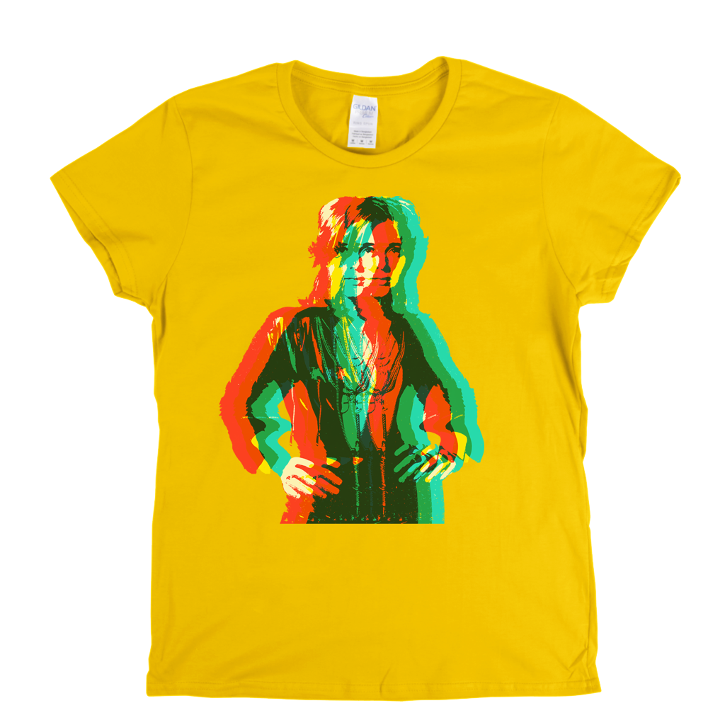 Suzi Quatro Echo Portrait Womens T-Shirt