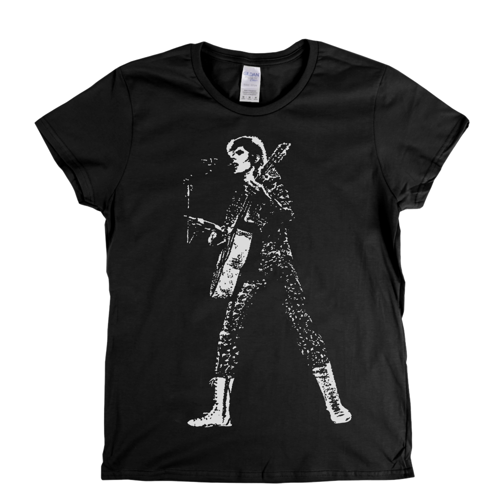 David Bowie 1972 Ad Womens T-Shirt