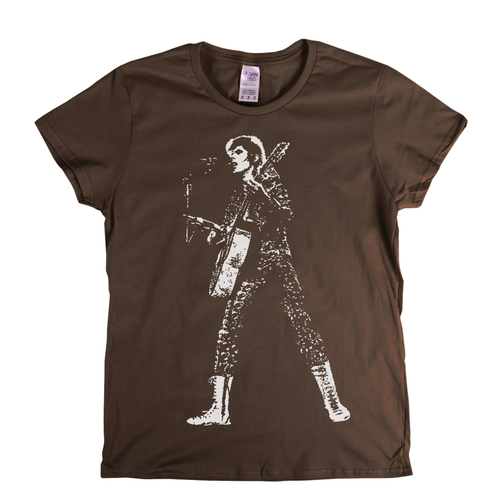 David Bowie 1972 Ad Womens T-Shirt