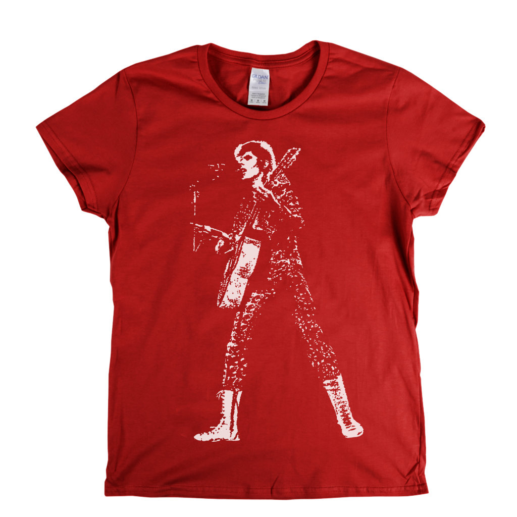 David Bowie 1972 Ad Womens T-Shirt
