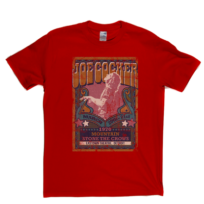 Joe Cocker Mountain Stone The Crows Gig Poster T-Shirt