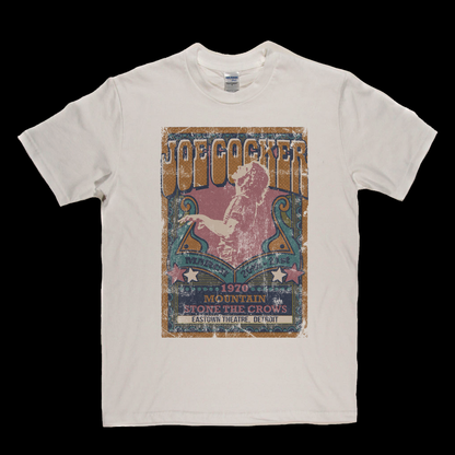 Joe Cocker Mountain Stone The Crows Gig Poster T-Shirt
