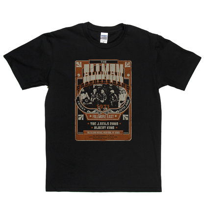 The Allman Brothers J Geils Band Albert King Fillmore 71 T-Shirt