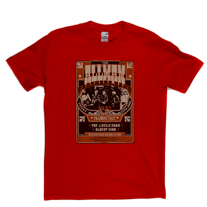 The Allman Brothers J Geils Band Albert King Fillmore 71 T-Shirt