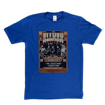 The Allman Brothers J Geils Band Albert King Fillmore 71 T-Shirt