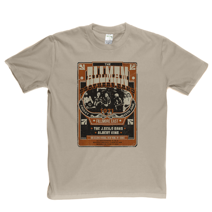 The Allman Brothers J Geils Band Albert King Fillmore 71 T-Shirt