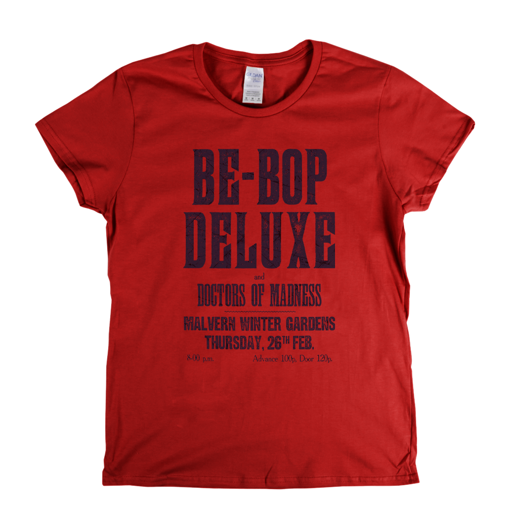 Be Bop Deluxe Poster Womens T-Shirt