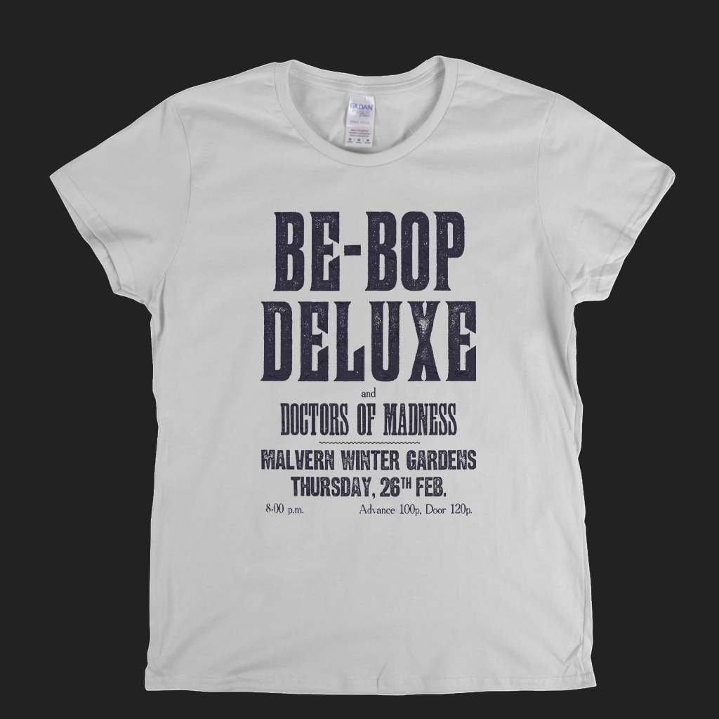Be Bop Deluxe Poster Womens T-Shirt