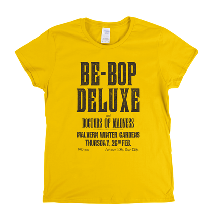 Be Bop Deluxe Poster Womens T-Shirt