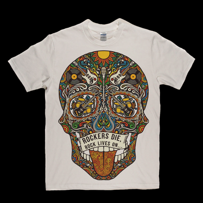 Rock Lives On Sugar Skull T-Shirt