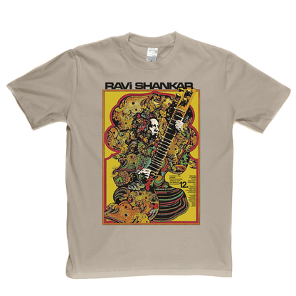 Ravi Shankar Concert Dusseldorf Poster 1968 T-Shirt