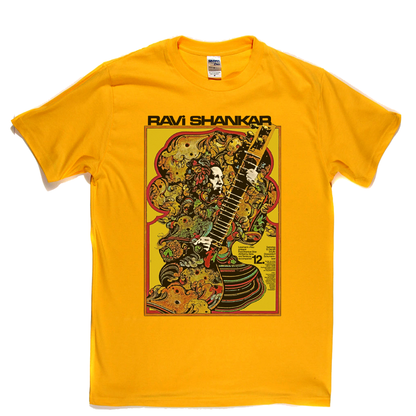 Ravi Shankar Concert Dusseldorf Poster 1968 T-Shirt