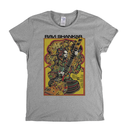 Ravi Shankar Concert Dusseldorf Poster 1968 Womens T-Shirt