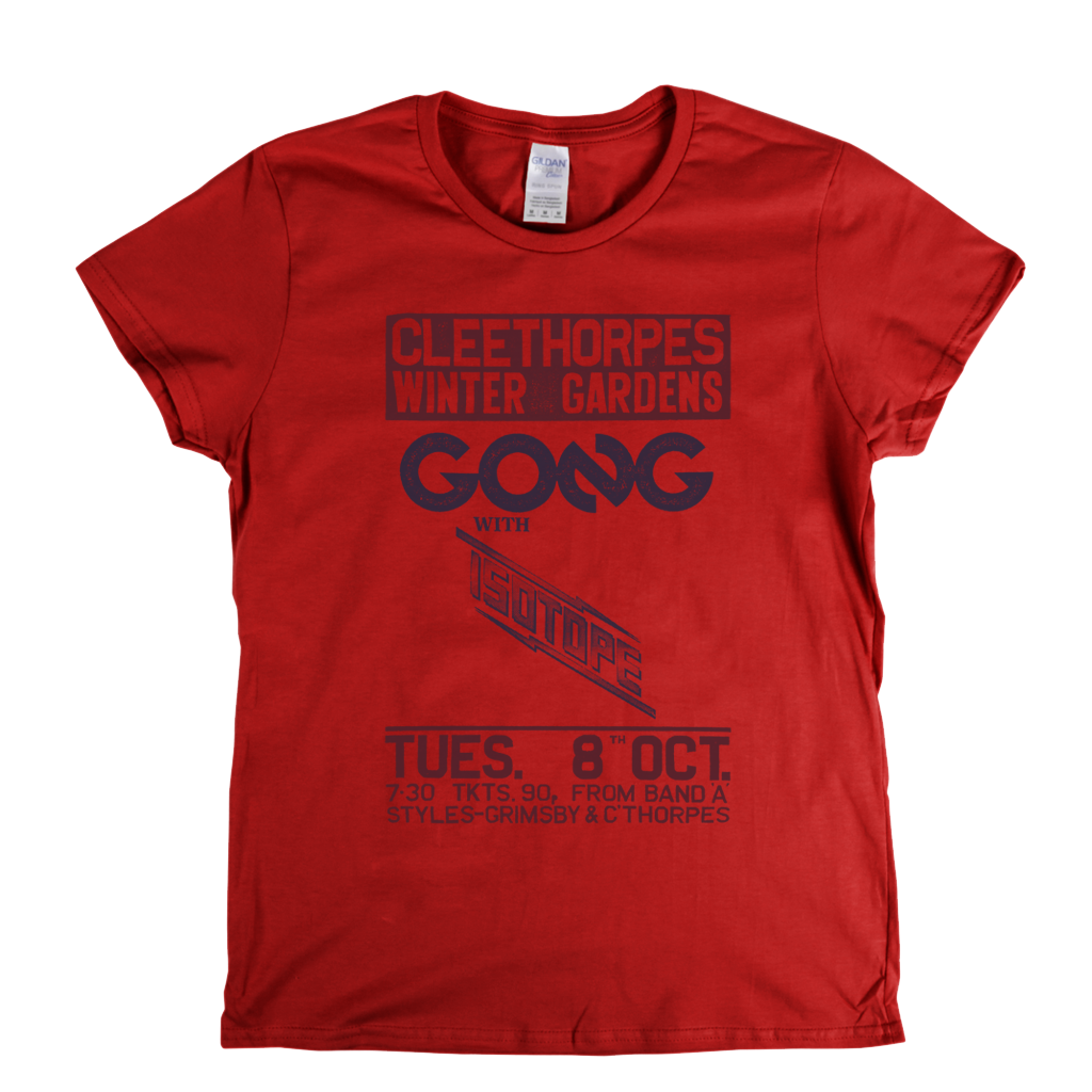 Gong Isotope Poster Womens T-Shirt