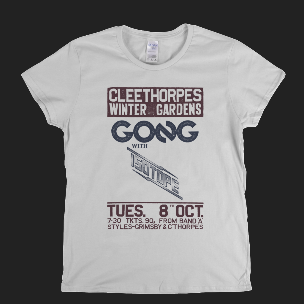 Gong Isotope Poster Womens T-Shirt