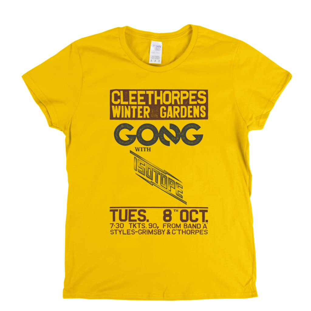 Gong Isotope Poster Womens T-Shirt