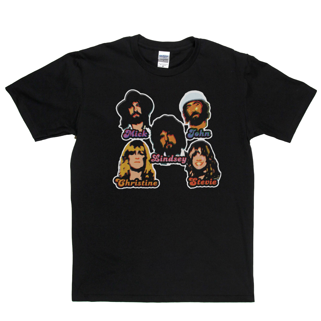 Fleetwood Mac Stickers T-Shirt