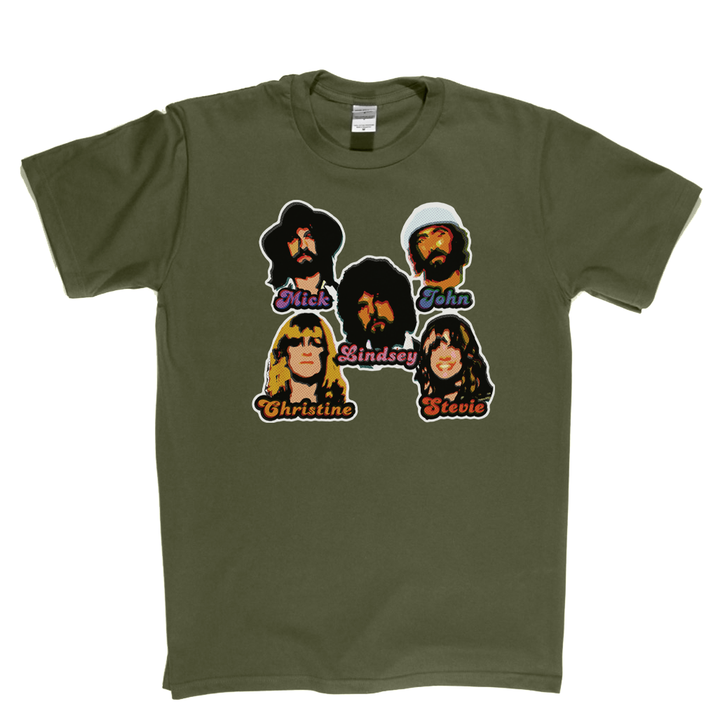 Fleetwood Mac Stickers T-Shirt