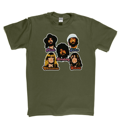 Fleetwood Mac Stickers T-Shirt