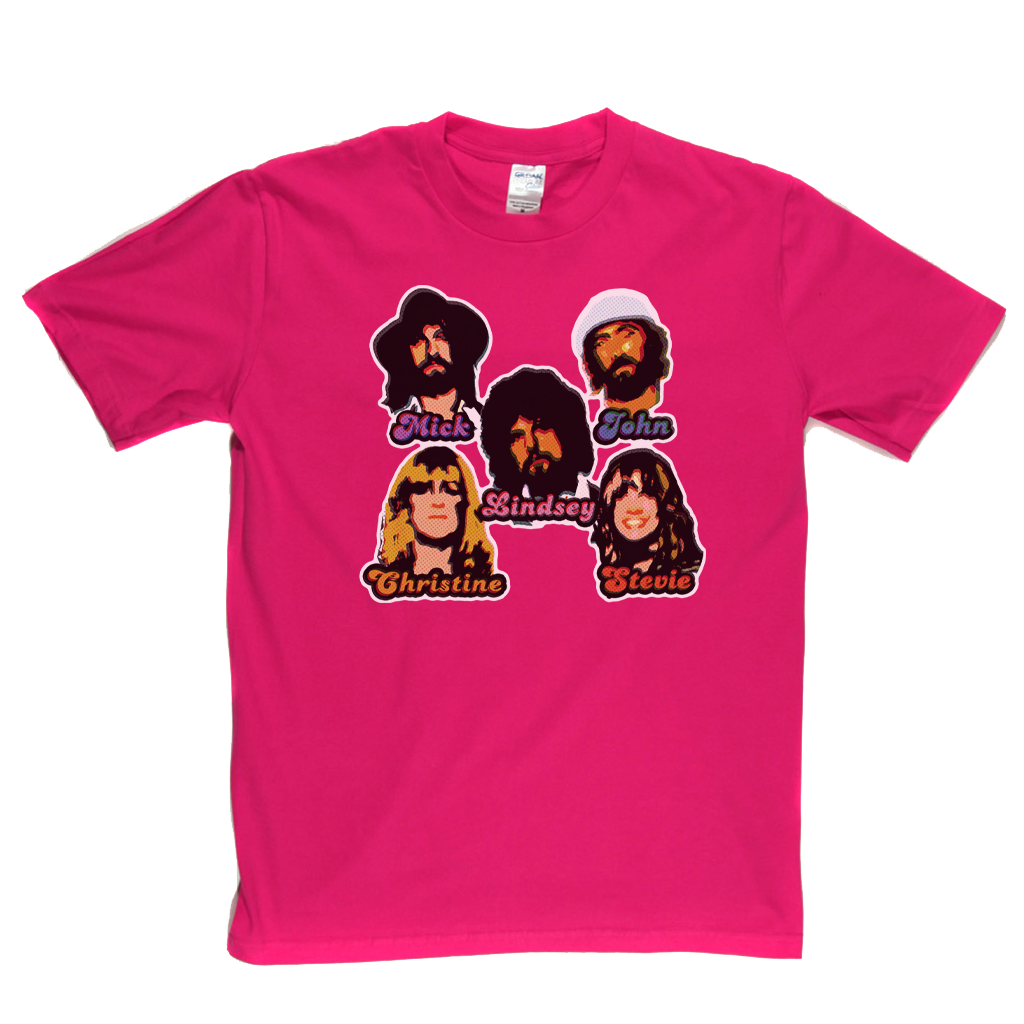 Fleetwood Mac Stickers T-Shirt