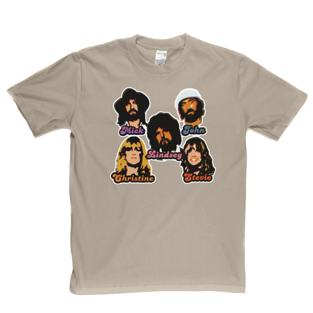 Fleetwood Mac Stickers T-Shirt