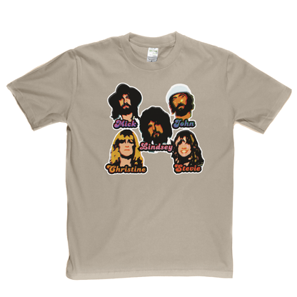 Fleetwood Mac Stickers T-Shirt
