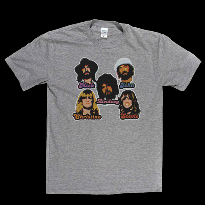 Fleetwood Mac Stickers T-Shirt