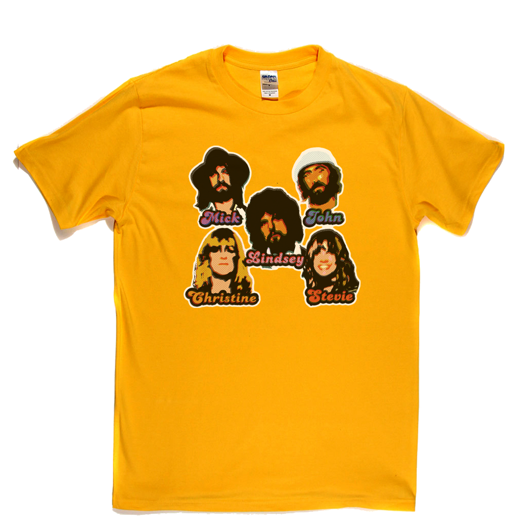 Fleetwood Mac Stickers T-Shirt